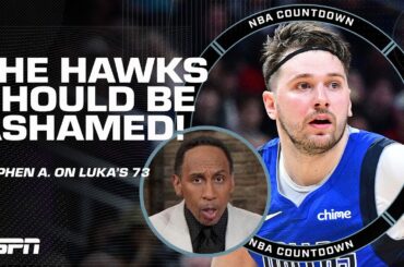 DISGRACEFUL – Stephen A. sounds off on Hawks’ defense vs. Luka Doncic | NBA Countdown