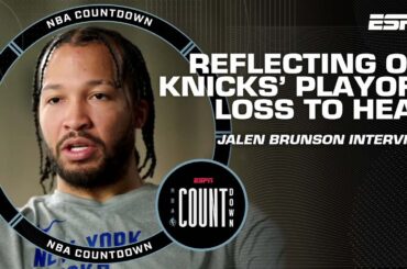 Jalen Brunson reminisces on Knicks' playoff loss to Heat: It doesn't sit well! | NBA Countdown