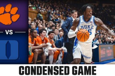 Clemson vs. Duke Condensed Game | 2023-24 ACC Men’s Basketball