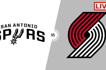 live San Antonio Spurs vs Portland Trail Blazers