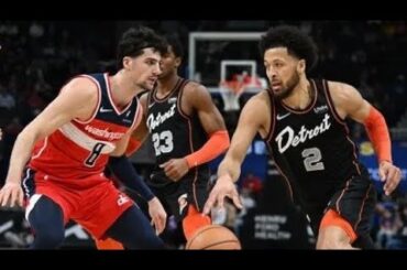 Washington Wizards vs Detroit Pistons - Full Game Highlights | January 27, 2024 | 2023-24 NBA Season