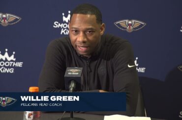 Willie Green recaps game vs. Milwaukee | Pelicans vs. Bucks Postgame 1/27/24