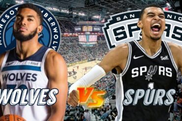 Minnesota Timberwolves vs San Antonio Spurs Live Play by Play & Reaction