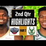 Milwaukee Bucks vs New Orleans Pelicans 2nd QTR - PART 2 Highlights | Jan 27 | 2024 NBA Regular