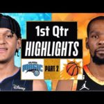 Phoenix Suns vs Orlando Magic 1st QTR - PART 2 Highlights | Jan 28 | 2024 NBA Regular Season