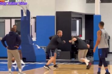 Luka Doncic & Kyrie Irving TOYING with Marko Milic Assistant Coach of Dallas Mavericks!