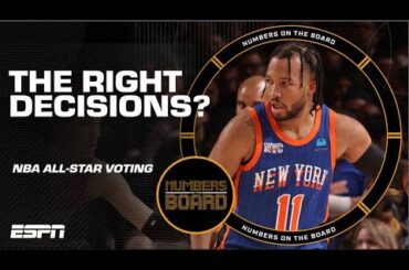 SHOCKED & APPALLED with the NBA All-Star Vote?! It was the fans’ fault?! | Numbers On The Board