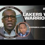 Shannon Sharpe CALLS OUT Stephen A. Smith after Lakers vs. Warriors 😬 | First Take