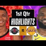 Los Angeles Lakers vs Houston Rockets Full Highlights 1st QTR | Jan 29 | 2024 NBA Regular Season