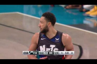 Ben Simmons Posts 10 Pts & 11 Ast In Nets Return!