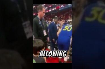 Dad Upset  Son Saved $2500 for Courtside Tickets But Was IGNORED BY  Steph! #stephencurry  #nba