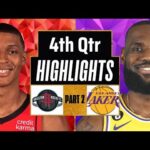 Los Angeles Lakers vs Houston Rockets 4th QTR - PART 2 Highlights | Jan 29 | 2024 NBA Regular Season