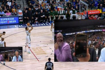 Nuggets commentators pulled out a stopwatch while Giannis shot free throws 😂