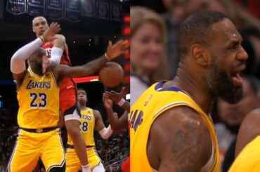 LeBron James heated that Dillon Brooks only got flagrant 1 for hitting him in face 😳