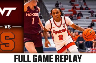 Virginia Tech vs. Syracuse Full Game Replay | 2023-24 ACC Women’s Basketball