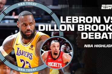 'Rockets were READY FOR SOME BEEF' 😳 - Perk on Dillon Brooks' antics vs. LeBron & Lakers | NBA Today