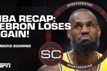 ANOTHER BIG LOSS for the falling Lakers 😮 + Knicks are SURGING in January 📈 NBA RECAP | SportsCenter