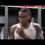 Jabari Walker Postgame Interview | Portland Trail Blazers 130, Philadelphia 76ers 104