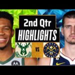 Milwaukee Bucks vs Denver Nuggets Full Highlights 2nd QTR | Jan 29 | 2024 NBA Regular Season