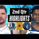 Dallas Mavericks vs Minnesota Timberwolves Full Highlights 2nd Qtr | Jan 31| 2024 NBA Regular Season