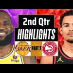 Los Angeles Lakers vs Atlanta Hawks 2nd Qtr - PART 2 Highlights | Jan 30 | 2024 NBA Regular Season