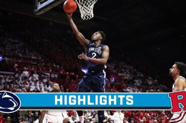 Penn State at Rutgers | Highlights | Big Ten Men's Basketball | Jan. 31, 2024