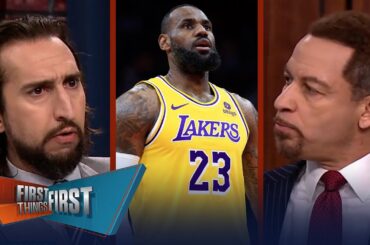 LeBron makes cryptic tweet, Should King James and the Lakers split? | NBA | FIRST THINGS FIRST