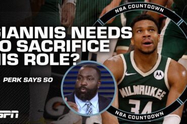 Giannis needs to SACRIFICE some of his role to Damian Lillard! - Kendrick Perkins on the Bucks 👀