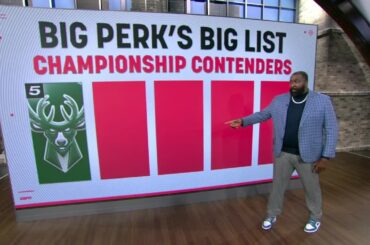 BAM! Big Perk has the CLIPPERS topping his top-5 championship contenders big list | NBA Today