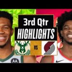 Milwaukee Bucks vs Portland Trail Blazers Full Highlights 3rd Qtr | Jan 31 | 2024 NBA Regular Season