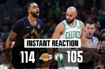 INSTANT REACTION: Lakers hot shooting, Celtics costly turnovers lead to tough loss at home