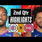 LA Clippers vs Detroit Pistons Full Highlights 2nd QTR | Feb 2 | 2024 NBA Regular Season