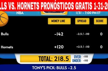 Chicago Bulls vs Charlotte Hornets 1/31/2024 Pronósticos GRATIS de la NBA, Consejos de Apuestas Hoy