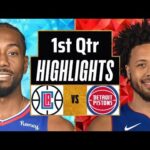 LA Clippers vs Detroit Pistons Full Highlights 1st QTR | Feb 2 | 2024 NBA Regular Season