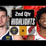 Denver Nuggets vs Portland Trail Blazers Full Highlights 2nd QTR | Feb 2 | 2024 NBA Regular Season