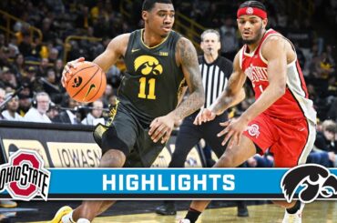 Ohio State at Iowa | Highlights | Big Ten Men's Basketball | 2/2/2024