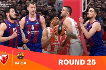 Zvezda-Barcelona | Round 25 Highlights | 2023-24 Turkish Airlines EuroLeague