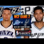 2007 West Finals Game 2 Highlights - Utah Jazz at San Antonio Spurs