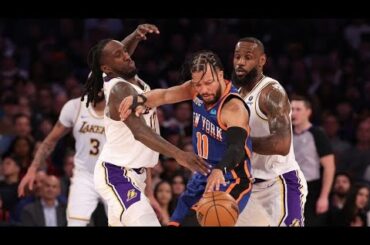 Los Angeles Lakers vs New York Knicks - Full Game Highlights | February 3, 2023-24 NBA Season