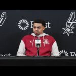 2023-24 San Antonio Spurs Season | Keldon Johnson's Post-Game Interview 2.4.2024