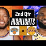 Los Angeles Lakers vs NY Knicks 2nd QTR - PART 2 Highlights | Feb 3 | 2024 NBA Regular Season