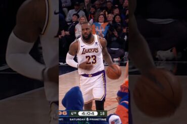 39 Year Old LeBron James LOCKING UP Brunson in CRUNCH TIME!🥶