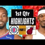 LA Clippers vs Miami Heat 1st QTR - PART 2 Highlights | Feb 4 | 2024 NBA Regular Season