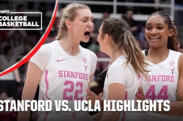 Bounce back W 🗣️ Stanford Cardinal vs. UCLA Bruins | Full Game Highlights | ESPN College Basketball