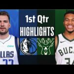 Dallas Mavericks vs. Milwaukee Bucks 1st Qtr Full Highlights | Feb. 3 | NBA 2024 Highlights