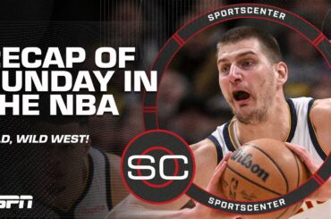 WILD WESTERN CONFERENCE 🔥 4 teams vying for TOP SPOT 📈 NBA RECAP | SportsCenter