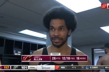 Jarrett Allen PostGame Interview | Cleveland Cavaliers vs San Antonio Spurs