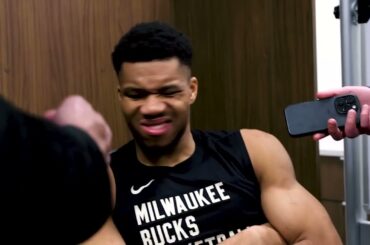 Giannis Antetokounmpo reacts to the Sexton incident, Full Postgame Interview