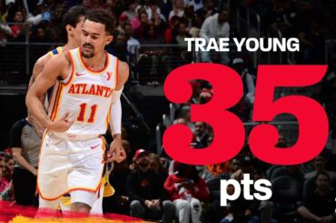 Trae Young scores 35 points with 7 threes in OT Win over Warriors