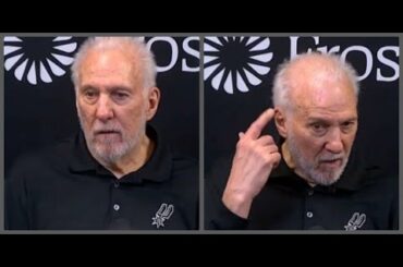 Gregg Popovich talks about the Spurs' last second loss to the Pelicans!!